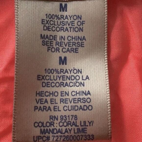 C&T Beach Coral Lily Beach Cover Up - Picture 8 of 10